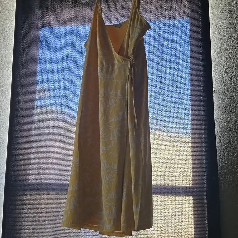Nine West Yellow Wrap Dress - Picture 2 of 2